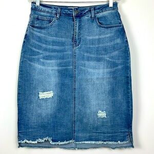 The Main Street Exchange Denim Skirt SIZE 8